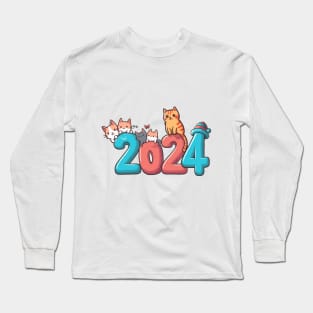 Cats 2024 Long Sleeve T-Shirt